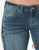 Cowgirl Tuff Womens Medium Wash Cotton Blend Jeans Brave Wings