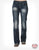 Cowgirl Tuff Womens Dark Wash Cotton Blend Jeans Extreme