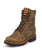 Justin Mens Gaucho Leather Work Boots 8in Rugged J-Max