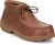 Justin 4in Alloy Toe Mens Brown Cappie Leather Ankle Boots