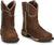 Justin 8in WP Womens Pine Chocolate Rush Leather Work Boots