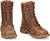 Justin 8in Lacer Mens Barley Brown Rush Leather Work Boots