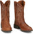 Justin 11in Mens Russet Brown Rendon Leather Cowboy Boots