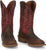 Justin 12in Mens Chili Pepper Red Stampede Leather Cowboy Boots