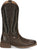 Justin Water Buffalo Womens Dark Walnut Jaycie Leather Cowboy Boots