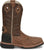 Justin 12in Croc Print Mens Caramel Derrickman Leather Work Boots