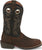 Justin 12in Mens Roasted Black Stampede Leather Cowboy Boots