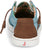 Justin Sneakers Womens Light Blue Hazer Canvas Slip-On Shoes