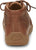 Justin 4in Alloy Toe Mens Brown Cappie Leather Ankle Boots