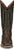 Justin Water Buffalo Womens Dark Walnut Jaycie Leather Cowboy Boots