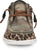 Justin Sneakers Womens Leopard Print Camo Hazer Canvas Slip-On Shoes