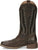 Justin Water Buffalo Womens Dark Walnut Jaycie Leather Cowboy Boots