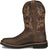 Justin 11in Stampede Mens Rugged Tan Driller Leather Work Boots