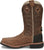 Justin 12in Croc Print Mens Caramel Derrickman Leather Work Boots