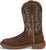 Justin 11in Mens Hickory Brown Rush Leather Cowboy Boots