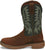 Justin 11in Mens Forest Green Rush Leather Cowboy Boots