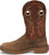 Justin 11in Mens Bronze Orange Rush Leather Cowboy Boots