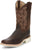 Justin 11in Mens Chestnut Ryker Leather Cowboy Boots