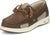 Justin Slip-On Mens Brown Angler Leather Boat Shoes