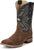 Justin 11in Mens Dusty Blue Dillon Leather Cowboy Boots