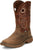 Justin 11in Mens Bronze Orange Rush Leather Cowboy Boots