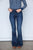 Kimes Ranch Womens Jennifer Jeans Blue Cotton Blend Flare Leg