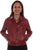 Scully Womens Red Lamb Leather Easy Fit Jacket