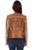 Scully Womens Buckskin Leather Whip Stitch Stud Jacket