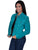 Scully Womens Turquoise Boar Suede Jacket