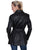 Scully Womens Black Washed Lamb Coat
