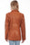 Scully Womens Cognac Lamb Leather Blazer Jacket