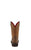 Justin 11in Floral Womens Tan Starlina Leather Cowboy Boots