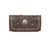 American West Lady Lace Antique/Marine Leather Trifold Wallet