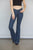 Kimes Ranch Womens Lola Jeans Dark Indigo Cotton Blend Wide Flare Leg