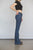 Kimes Ranch Womens Lola Jeans Dark Indigo Cotton Blend Wide Flare Leg