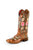 Miss Macie Bean Womens Honey Bunch Leather Rose Garden Fashion Boots