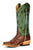 Miss Macie Bean Womens Emerald Ostrich FQ Top Hand Fashion Boots