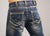 B Tuff Mens Blue Cotton Denim Jeans Strong Faded Torque
