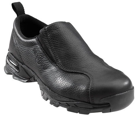 Nautilus Womens Steel Toe Athletic Slip-On W Black Leather Shoes