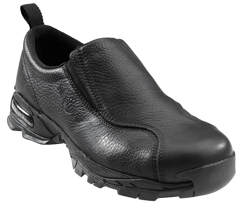 Nautilus Mens Steel Toe Athletic Slip-On M Black Leather Shoes