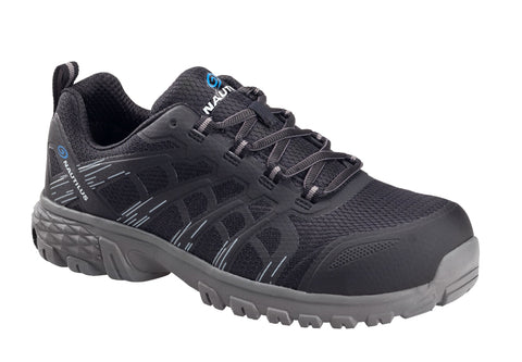 Nautilus Mens Black Textile Comp Toe 1900 Stratus EH Work Shoes