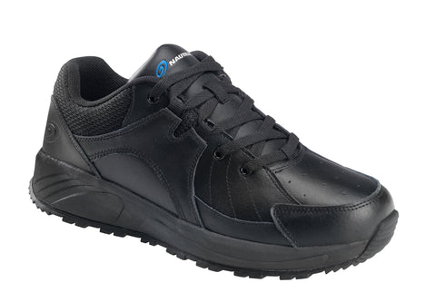 Nautilus Mens Black Leather Soft Toe 5020 Oxford Work Shoes