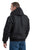 Berne Mens Black Nylon Icecap Insulated Hooded Jacket
