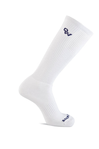 Old West White Mens Cotton Blend Soft Grip 3-Pack Over the Calf Socks