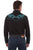Scully Mens Black Poly/Rayon Studded L/S Shirt