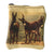 Rockmount Womens Tan Leather Three Donkeys Coin purse OS