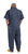 Berne Mens Navy Cotton Blend Highland Flex Poplin Coverall S/S