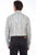Scully Mens Sage 100% Tencel Bold Stripe L/S Shirt