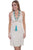 Scully Womens Natural 100% Cotton Crochet Strap S/L Dress