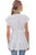 Scully Womens White 100% Cotton V-Neck S/S Tunic